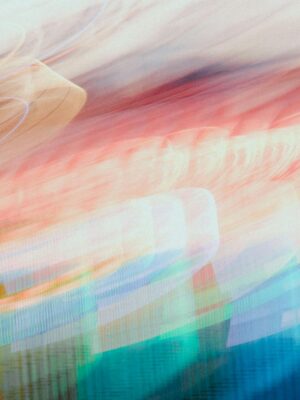 Colorful Abstract Illustration in Close-up Shot